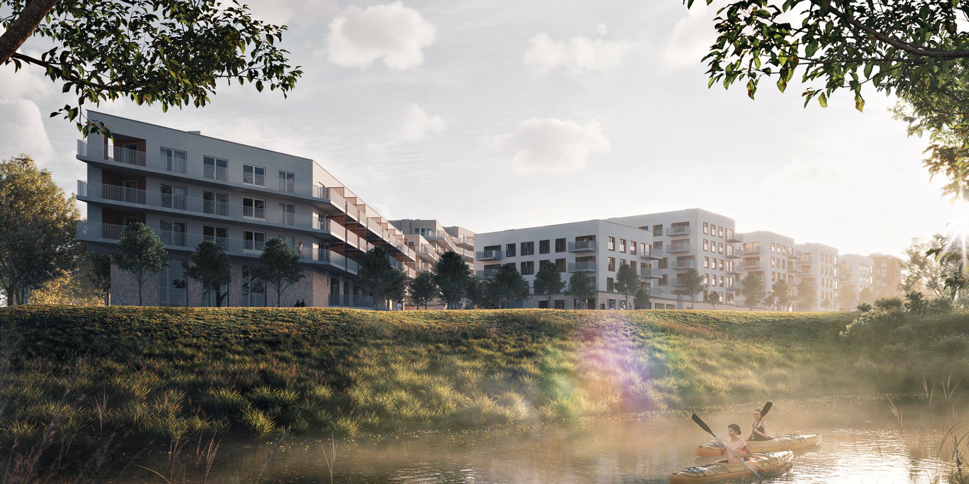 Portowo residential estate in Poznan