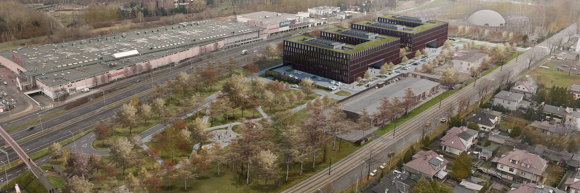 Construction of the Headquarters for Prosecutor's Offices of Various Levels in Katowice