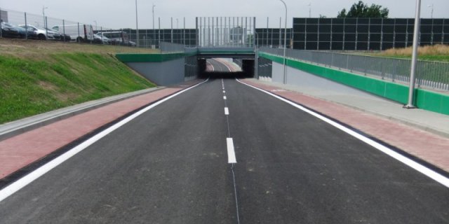 Tunel pod Drogą Krajową nr 1 wraz z budową połączenia ul. Cmentarnej z ul. Goździków dla miasta Tychy
