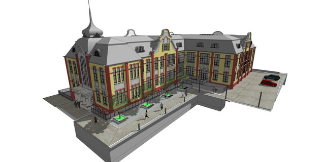 Przebudowa budynku drukarni Concordia