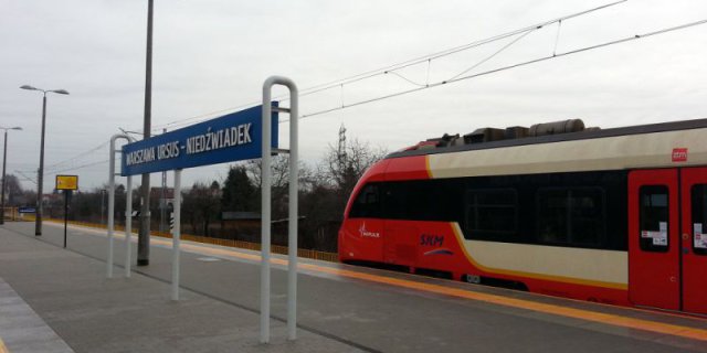 Stacja kolejowa Ursus Niedźwiadek w Warszawie