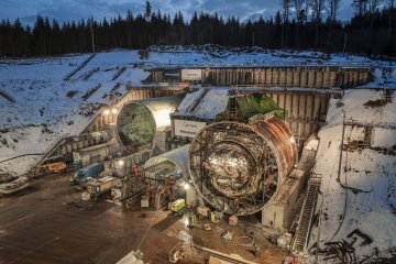 S19 Rzeszów Południe-Babica: trwa obrót maszyny TBM „Karpatka” 