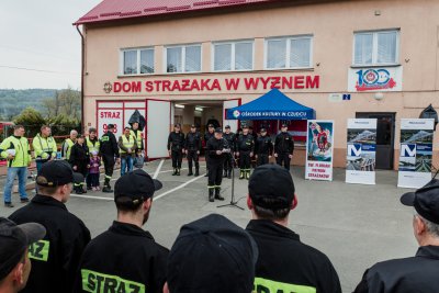 Teren budowy S19 Tunel udostępniony strażakom