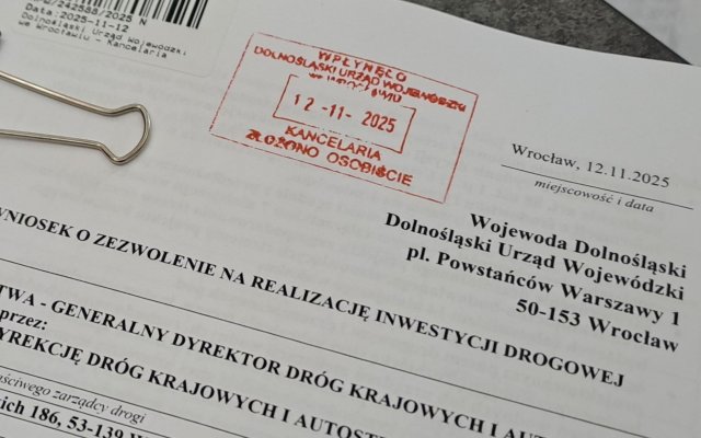 Złożyliśmy wniosek o wydanie decyzji ZRID dla S8 Niemcza-Ząbkowice Śląskie