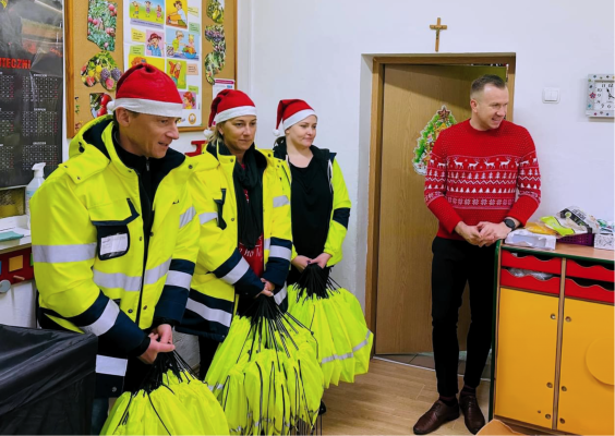 Zespół S7 Załuski-Modlin uczy dzieci bezpiecznych zachowań