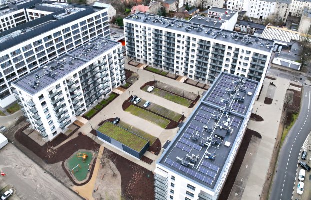 Zespół budynków mieszkalnych w Łodzi oddany do użytkowania