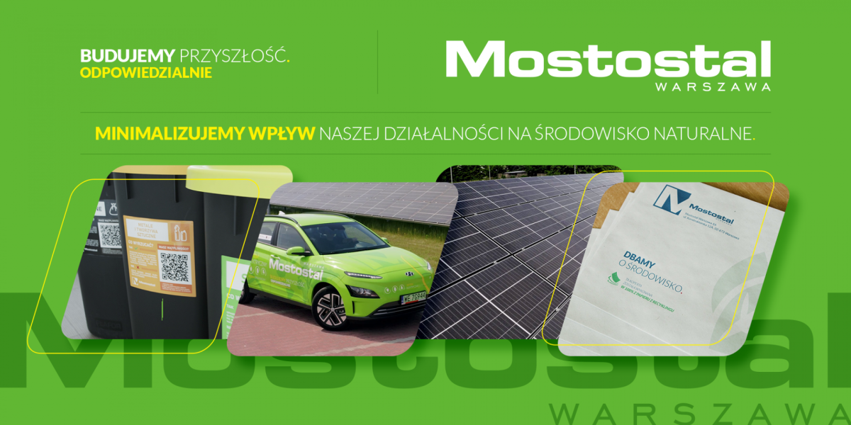 Minimalizujemy wpływ naszej działalności na środowisko naturalne