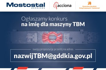Konkurs na nazwę maszyny TBM