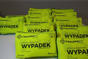 Pracownicy budowy S7 udzielili pierwszej pomocy poszkodowanym w wypadku