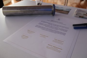 Wmurowano kamień węgielny na budowie Osiedla Portowo w Poznaniu 