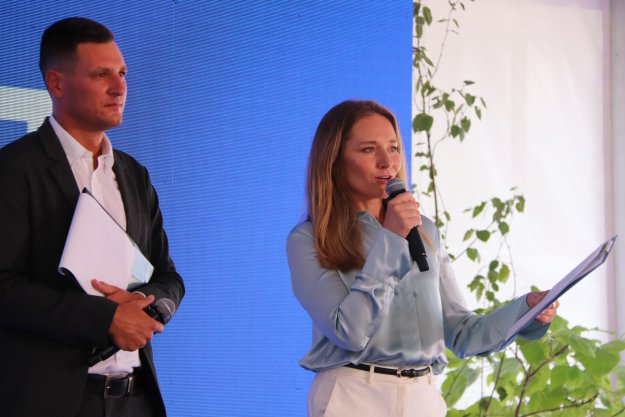 Paweł Kwiecień (Rzecznik Mostostal Warszawa), Joanna Kwiatkowska (Marketing Manager Vastint Poland)