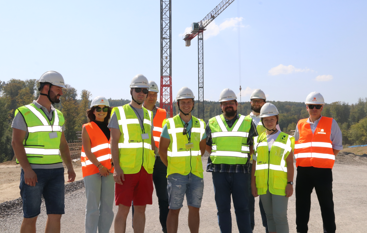 Zwycięzcy konkursu „Nazwij maszynę TBM” z wizytą na budowie S19