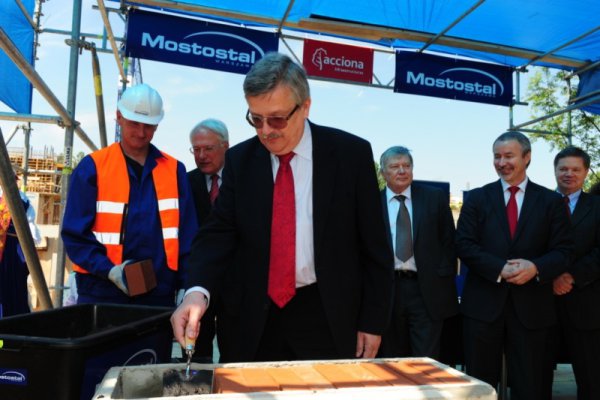 Kamien węgielny w Chorzowie