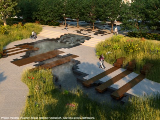 Kontrakt na modernizację pl. Grzybowskiego w Warszawie