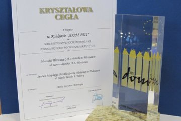 Kryształowa Cegła dla stadionu w Puławach