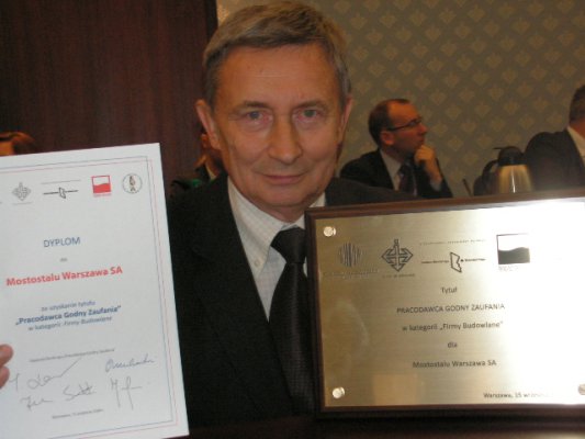 Mostostal najlepszym pracodawcą spośród firm budowlanych 