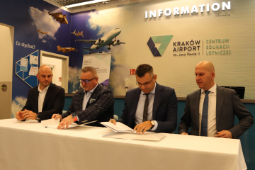 Podpisaliśmy umowę na budowę nowego terminala Cargo w Międzynarodowym Porcie Lotniczym im. Jana Pawła II Kraków Balice