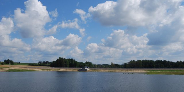 Construction of the Niewiadoma storage reservoir in Sabnie