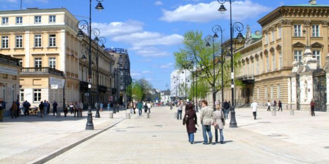 Medernisation of the Krakowskie Przedmieście Street