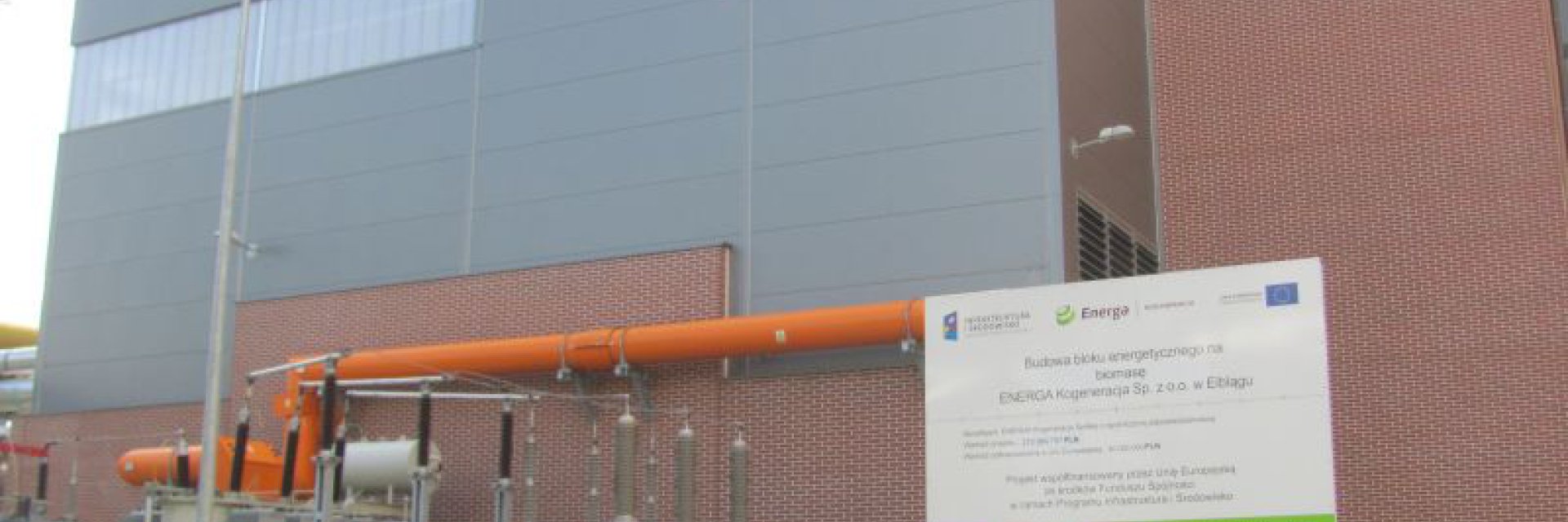 The biomass-fuelled energy-production unit with the capacity of 20 MWe for ENERGA Kogeneracja in Elbląg.