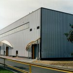 Production hall of tyre plant with business centre for TC Dębica (Grupa Goodyear)