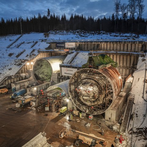 S19 Rzeszów Południe–Babica: rotation of the TBM “Karpatka” underway