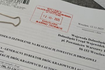 We have submitted an application for a road investment implementation decision (ZRID) for the S8 Niemcza–Ząbkowice Śląskie section