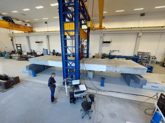 We have reached readiness for production of a bridge span with FRP composite reinforcement