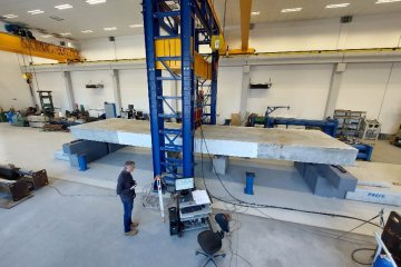 We have reached readiness for production of a bridge span with FRP composite reinforcement