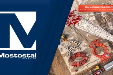 The assembly of the TBM machine, which will drill a 2-km tunnel near Rzeszów, begins