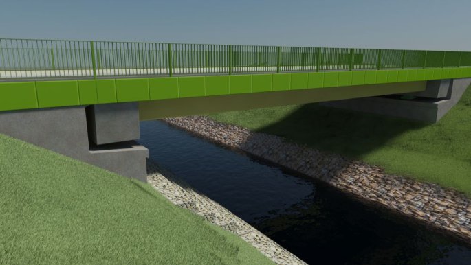 First Polish FRP road bridge