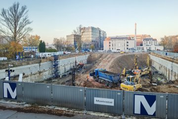 Construction works are underway on the new seat of the Faculty of Psychology at the University of Warsaw
