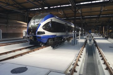 Two stages of rebuilding the PKP IC Locomotive depot in Wroclaw have been completed