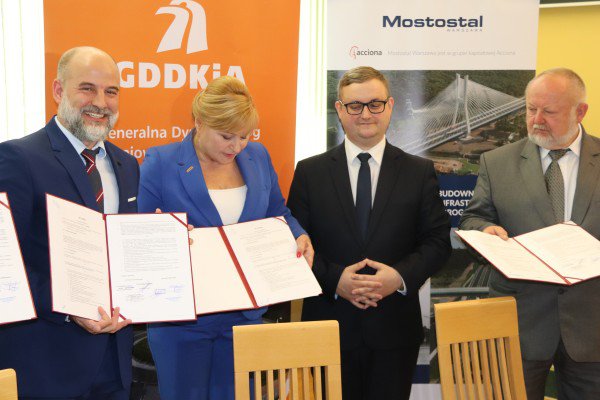 Mostostal Warszawa contracted for the construction of the Praszka bypass within DK45