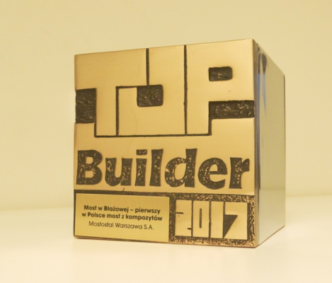 Mostostal Warszawa with the title of Top Builder 2017