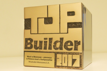 Mostostal Warszawa with the title of Top Builder 2017