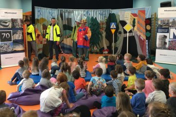 Mostostal's Engineers Taught Preschoolers to How Walk Safely Along the Road
