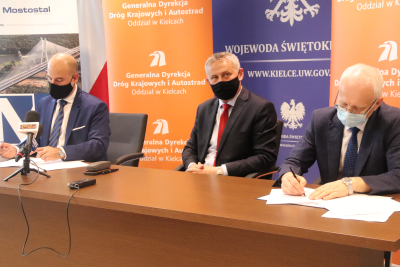 Consortium of Mostostal Warszawa and Acciona Construcción with a contract for the construction of the Opatów bypass