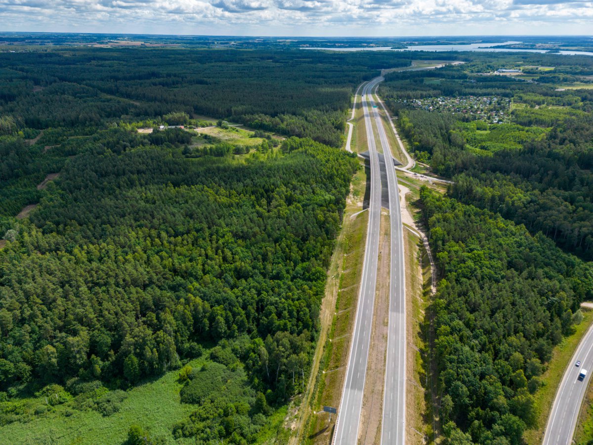 We have completed the construction of the S61 Elk South-Wysokie expressway
