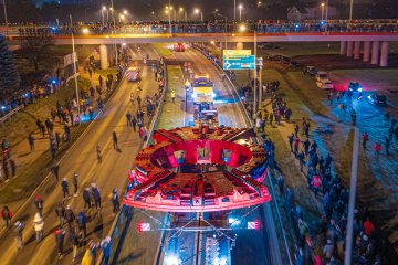 Poland's largest-ever transport. We summarize the success of the TBM transport