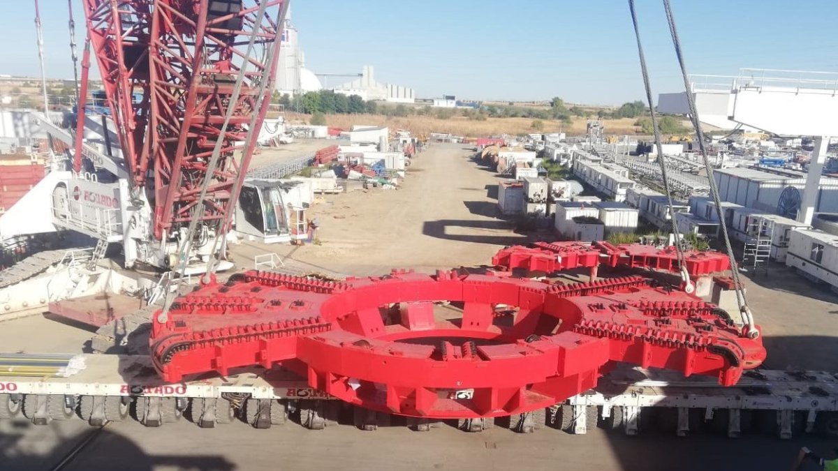 The TBM machine has already left for Babica