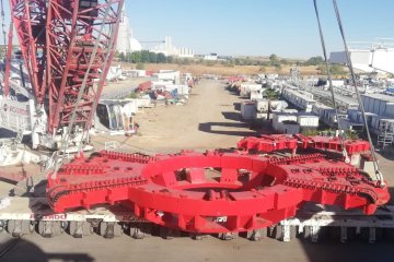 The TBM machine has already left for Babica