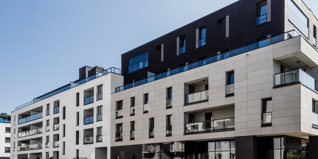 The residential building in Warsaw's Wilanów - B6