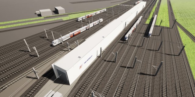 Pro-ecological PKP Intercity wash in Wrocław