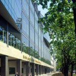Office building of BGŻ headquarters at Kasprzaka Street in Warsaw