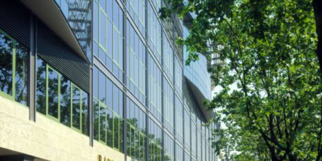 Office building of BGŻ headquarters at Kasprzaka Street in Warsaw