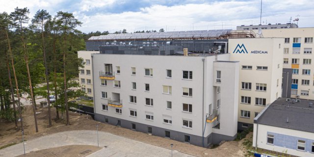 Extension with rebuilding of the the West Pomeranian Specialist Hospital in Gryfice