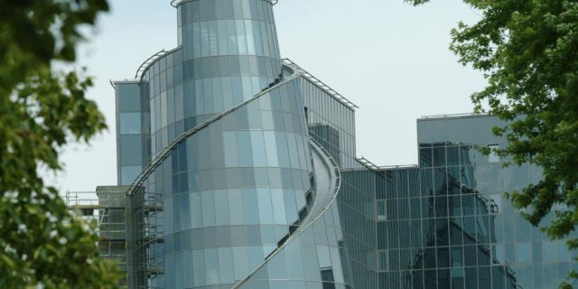 Headquaters of Telewizja Polska in Warszawa