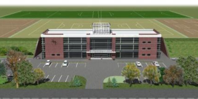 Complex of outdoor sports ground with didactic and research facilities in the area of Pole Marsowe at the Olympic Stadium in Wrocław