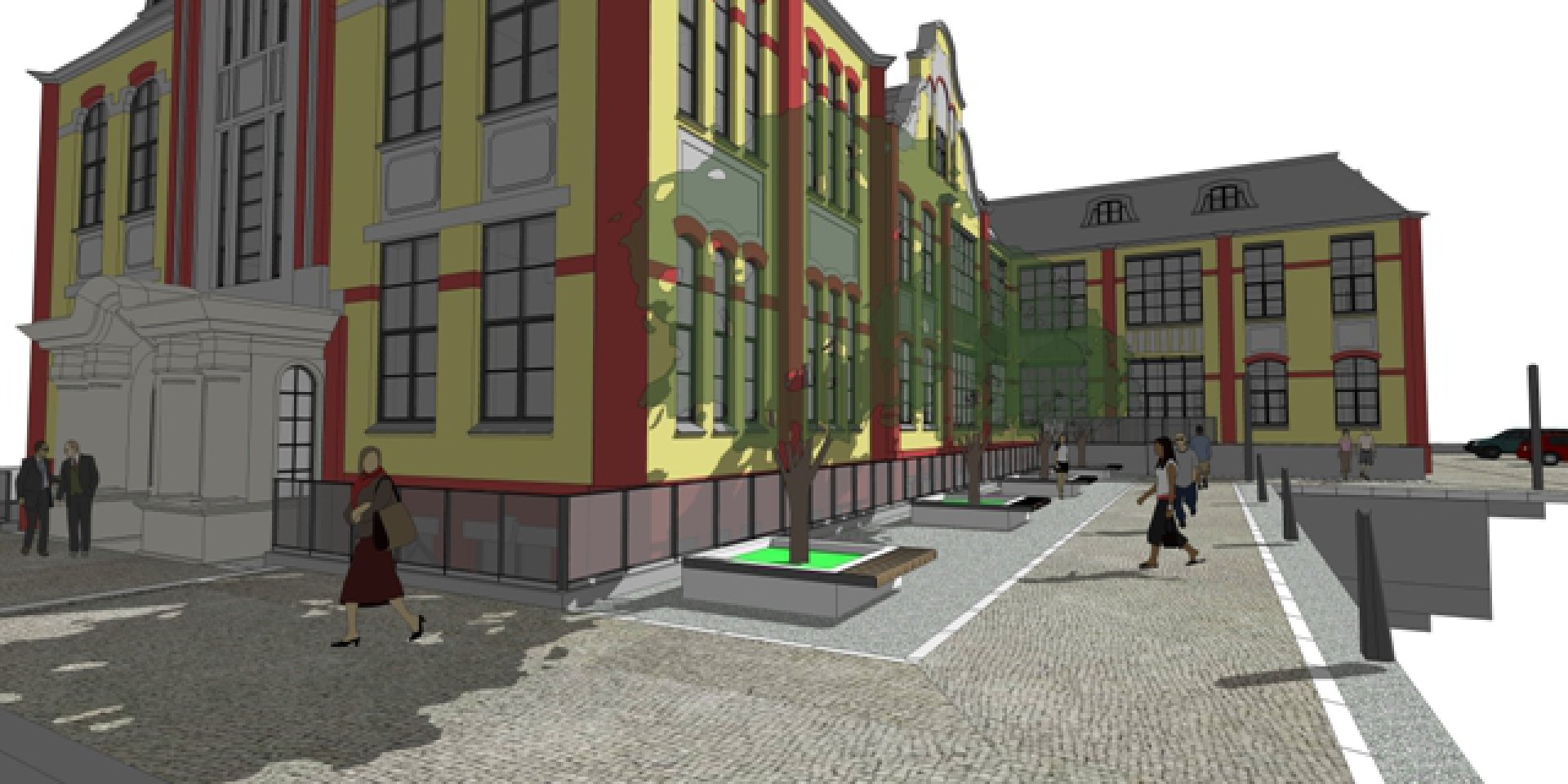 Reconstruction of printing house Concordia